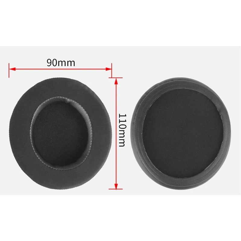 Replacement Cooling-Gel Ear Pads Protein Skin Cushion for Razer Nari 7.1 THX / Nari Ultimate Wireless Headphones High Quality