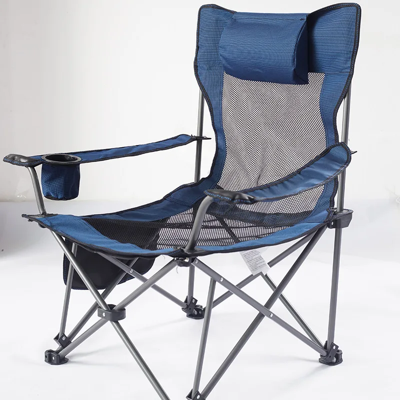 Portable Camping Chair Fishing Chair With Pillow For Camper,Fisher ,RV, and Home Garden