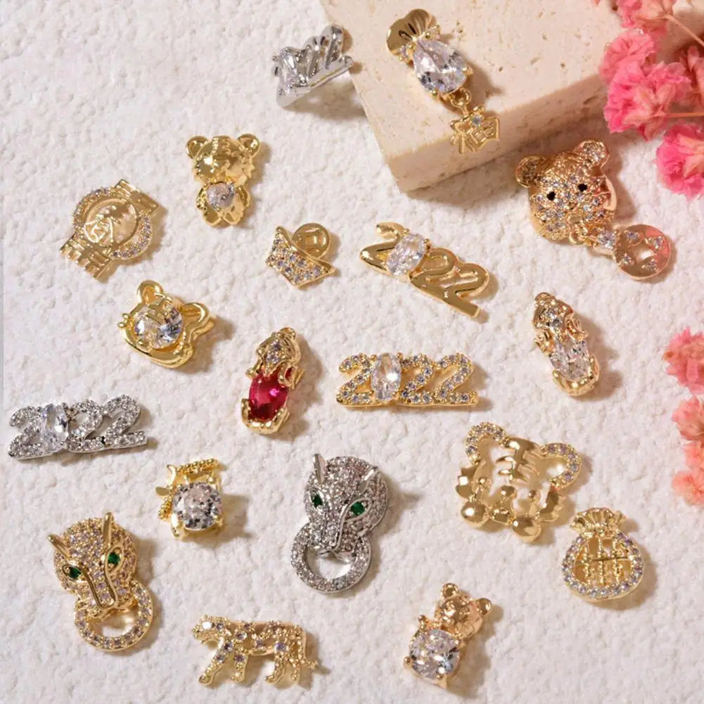 Manicure Decor  Various Shape   Nail Cubic Zirconia Nail Art Decor Jewelry