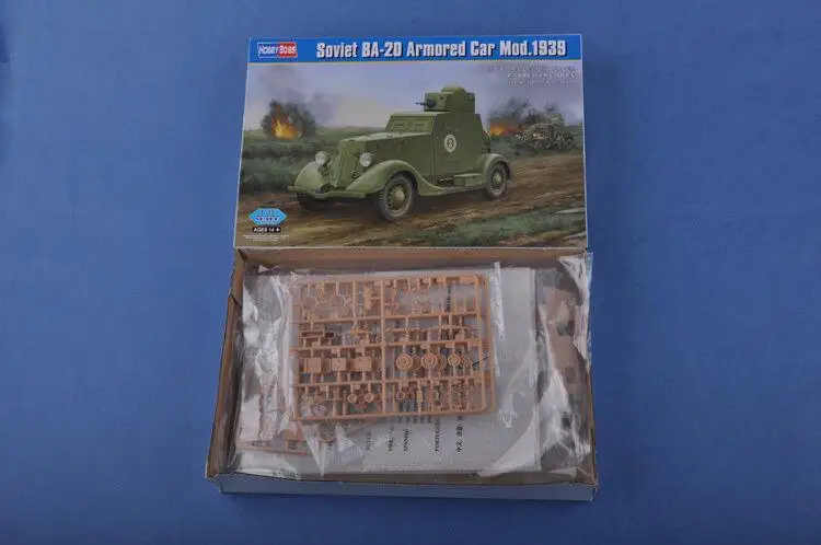 

Hobbyboss model 1/35 83883 Model Kit Soviet BA-20 Armored Car Mod.1939