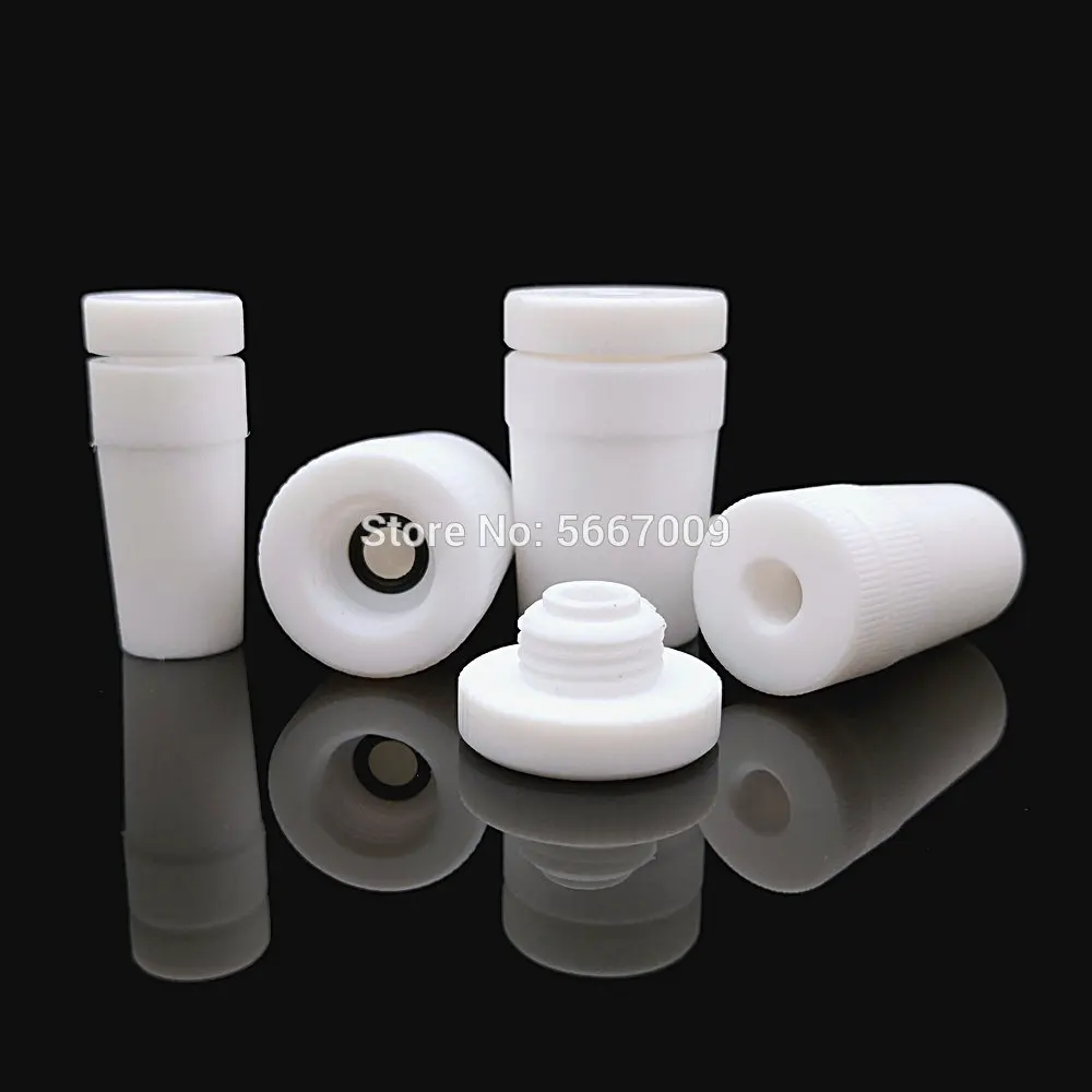 

1pcs/2pcs Lab PTFE plug 14/19/24/29/34/40/45/50# PTFE solid stopper fit for strring rod