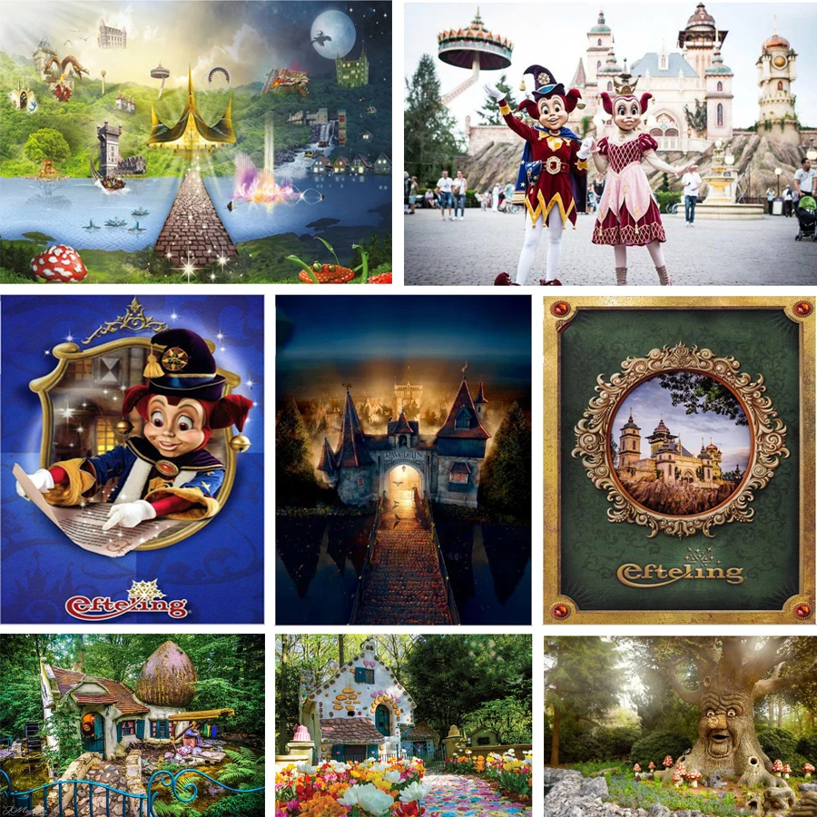 

5D DIY Diamond Painting Efteling Park Full Square Round Diamond Embroidery Cross Stitch Kits Mosaic Rhinestones Home Decor Gift