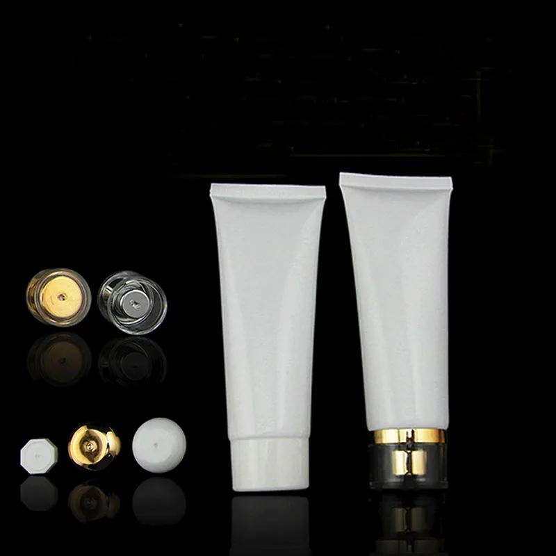 

80 мл белый мягкий тюбик, мягкий тюбик для мытья, крем для рук, тюбик, маска, крем для ночного крема, пластиковый тюбик, косметический шланг, анти-УФ-лосьон