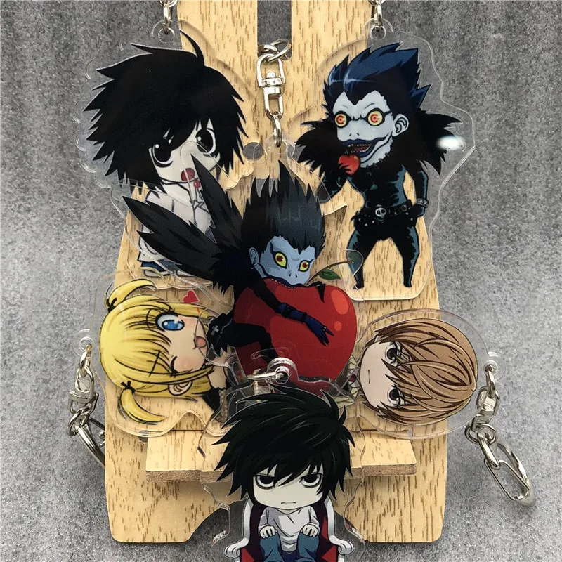 Anime Ryuk Killer Keychain Badge Accessories Cosplay Props Cartoon Backpack Pendant