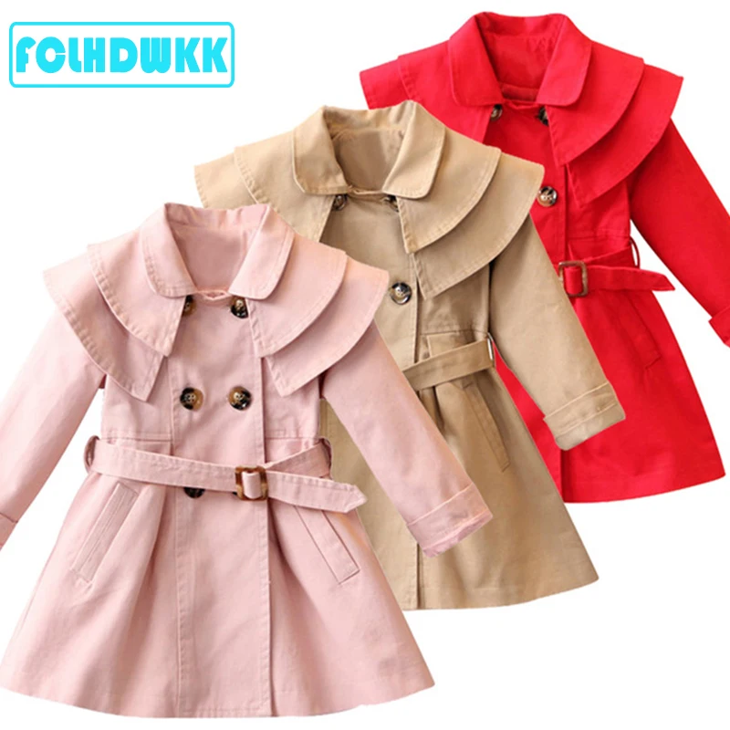 2020 spring autumn girls jacket coat Children Outerwear Coat long sleeve Kids Clothes Baby Girls Jackets For baby girl 2-10Y