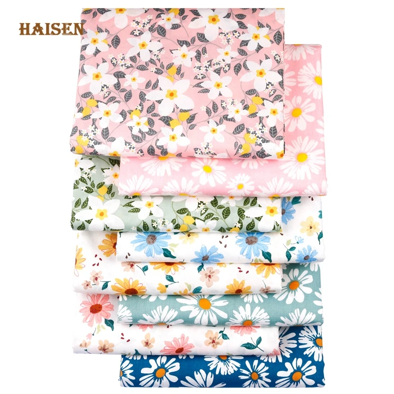 

160x50cm 100%Cotton Twill Fabric Cute Floral Printed Cloth For DIY Baby&Girl Clothing Bedding Sheets Quilting&Sewing Material