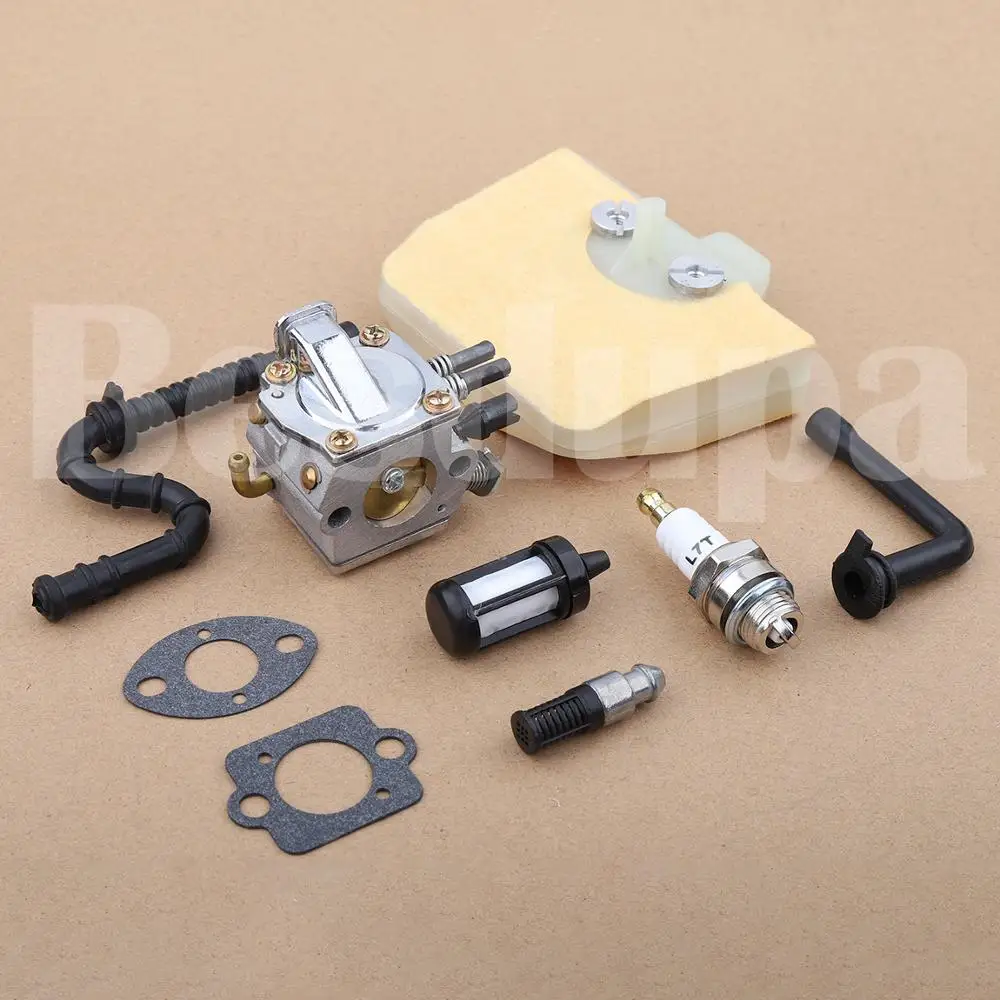 Carburetor Air Filter Spark Plug For Stihl MS340 MS360 034 036 Chainsaw Spare Tool Part 1125 120 0613 бензопила