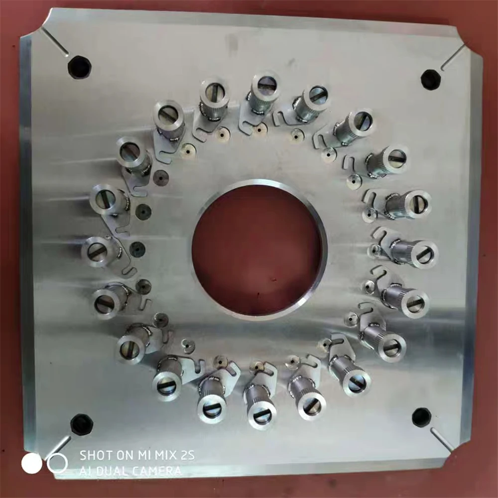 Fiber Polishing Fixture SC UPC for Optical Polishing, Jig, Fixture, SC/APC, Bare Ferrule, 20 Ports, 24 Holes, 2.5mm