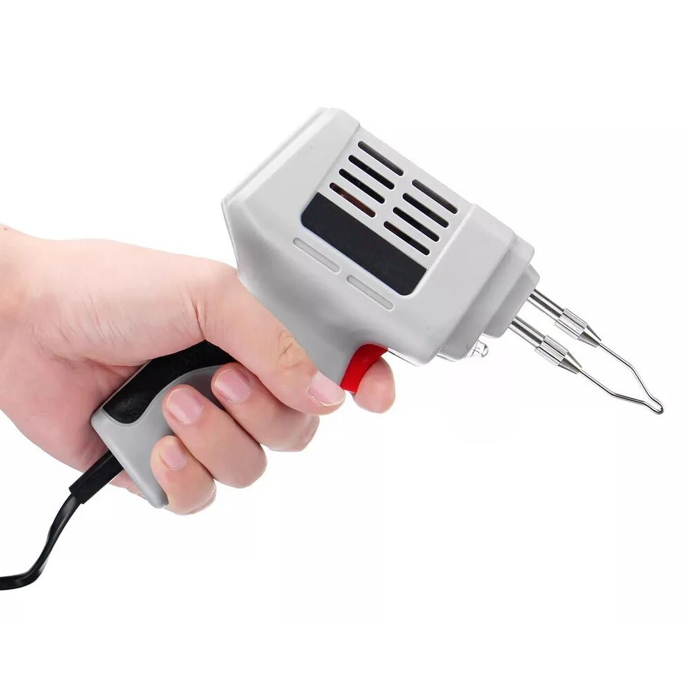 ไฟฟ้า Soldering Iron Gun ปืนความร้อนมือเชื่อมโลหะเครื่องมือบัดกรีลวดเชื่อมซ่อมเครื่องมือ Kit EU 220V 100W ใหม่