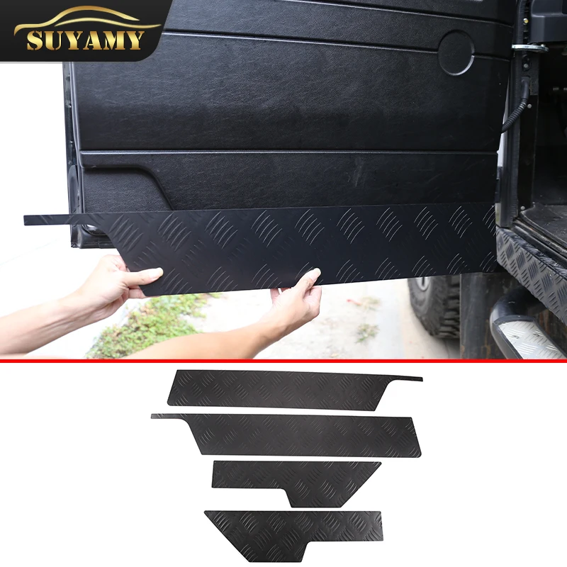 Interior For Land Rover Defender 110 2004-2018 Car Door Anti-Dirty Pad Anti-Kick Pad Door Protection Cover Panel Accessories