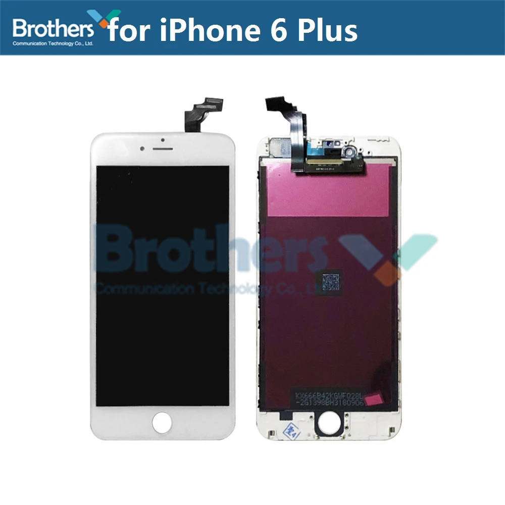 A++ For iPhone 6 Plus LCD Display Touch Screen Digitizer Assembly 100% Tested No Dead Pixel With Tempered Protective Film