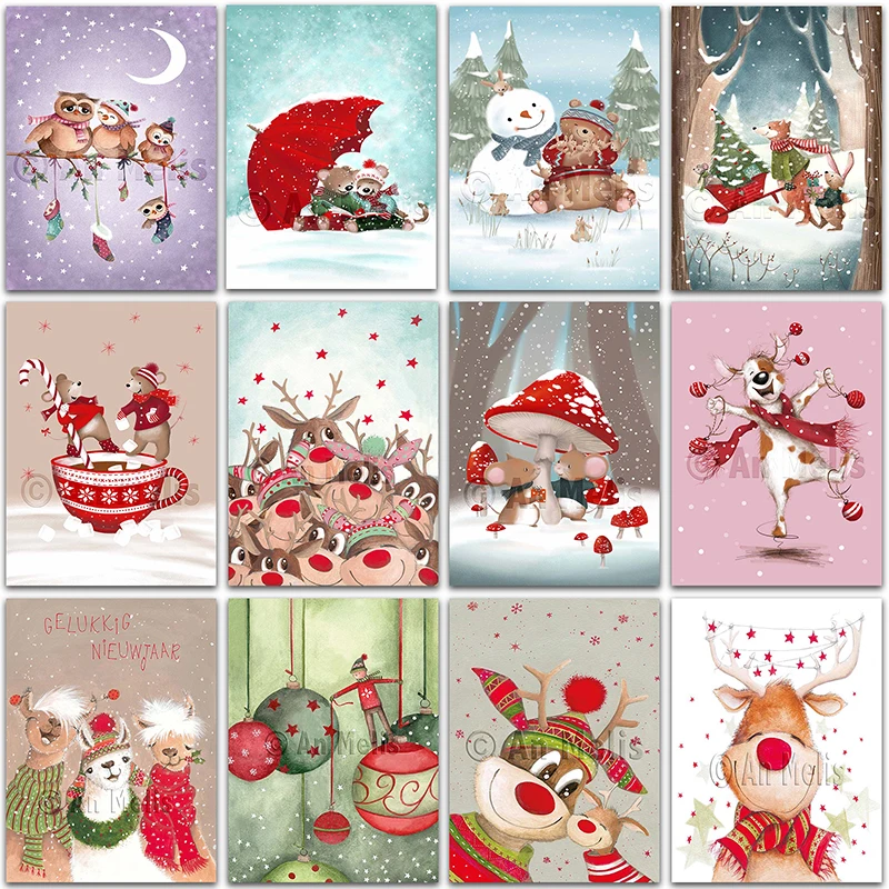 

5D DIY Diamond Painting Kit Christmas gift deer Teddy bear Full Square&Round Diamond mosaic embroidery Cross stitch home decor