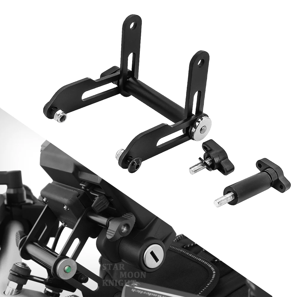 

Motorcycle Adjustable Extend Stand Holder Mobile Phone GPS Navigation Plate Bracket For BMW R1200R R1200RS R1250R R1250RS LC