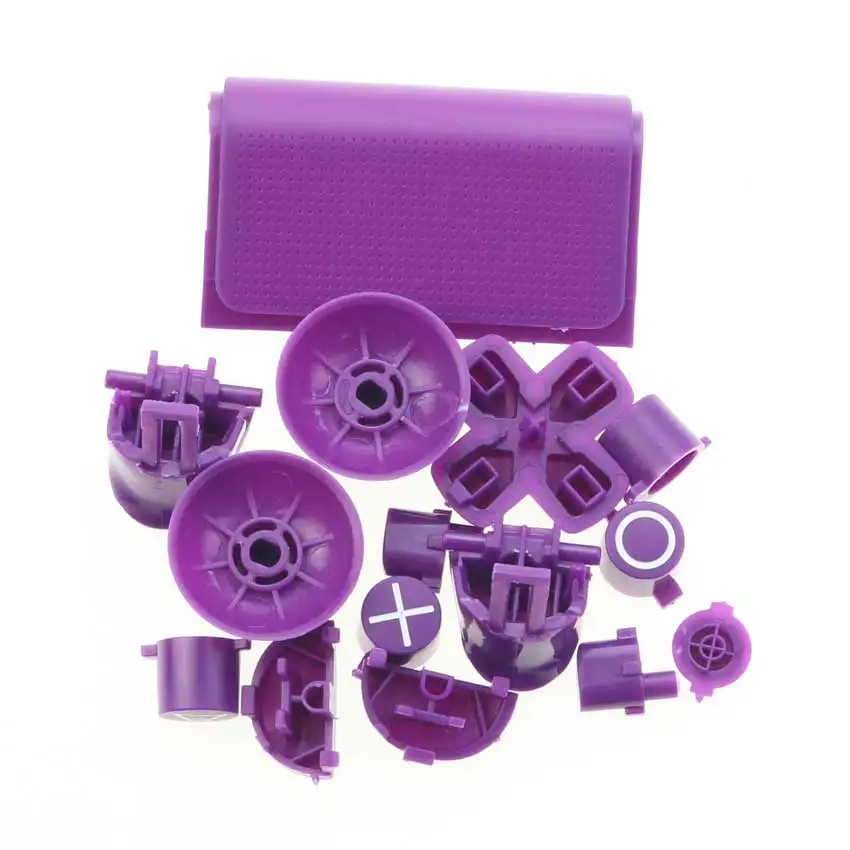 JCD 1Set Plastic Full Set Joysticks D-pad R1 L1 R2 L2 Direction Key AB XY Buttons For Sony PS4 Pro JDS 040 JDM 040 Controllers