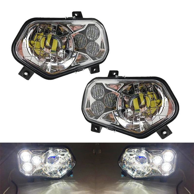 Polaris ATV LED Headlight Left / Right High Low For 2012-2013 Polaris RZR S Side X Sides and 2012-2013 Sportsman RZR 800 900 570 view 4