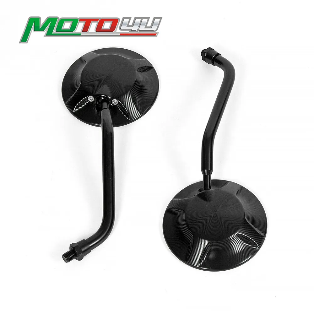 Universal Motorcycle Rounded Side Back View Mirror Motorbike e-bike Scooter For Ducati Scrambler