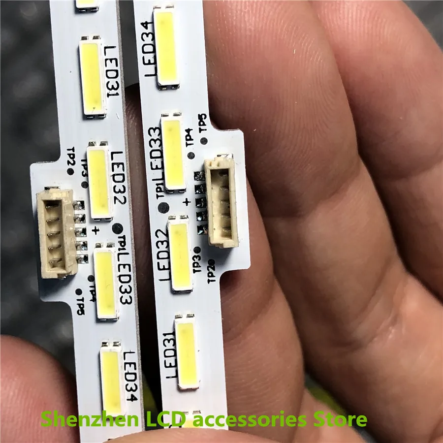 64Leds สำหรับ Sony Sharp 55 ''KD-55X8500D YLS_HRN55_7020_REV2 YLS_HRN55_7020_V1.5 E162061 XBR-55X850C KD-55X8508C ใหม่