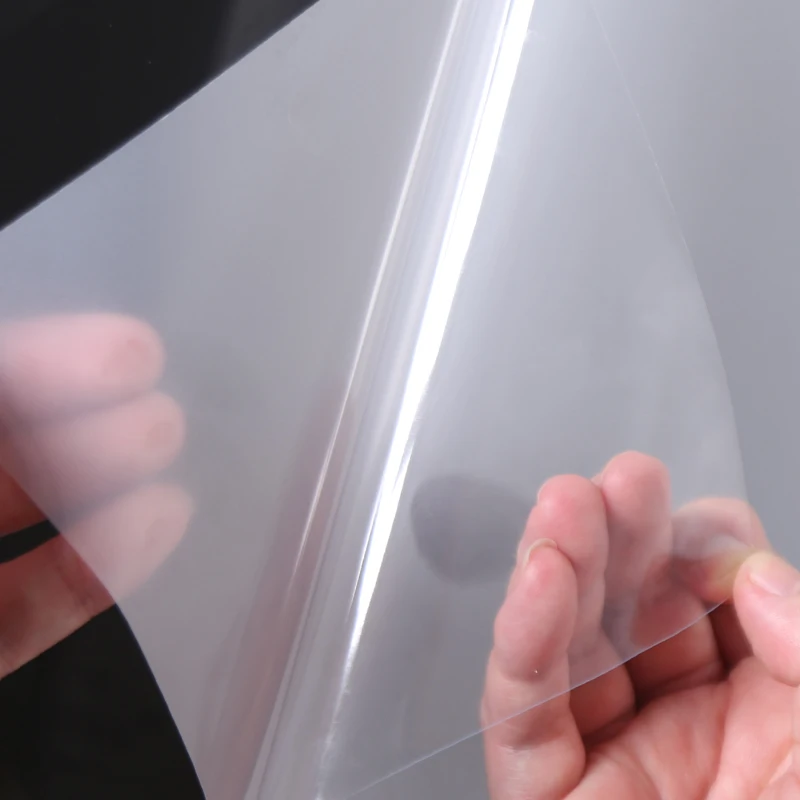 HOHOFILM Matte 8MIL Crystal Furniture Vinyl PVC Clear Tabletop Film Adhesive Kitchen Countertop Peel sticker Temperature Resist