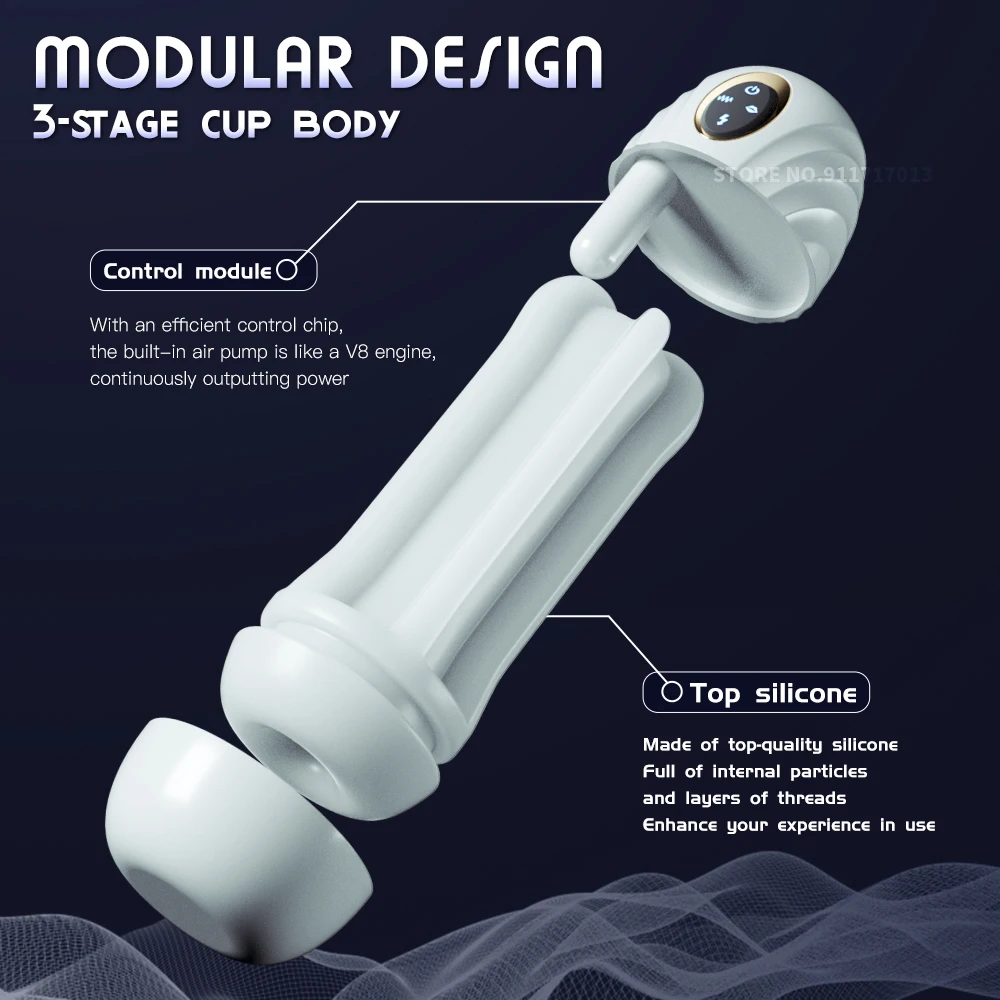 Automatic Male Mastubator Blowjob Sucking Masturbation Equipment Machine Sex Toys Adult Goods for Men Man Masturbators Cup