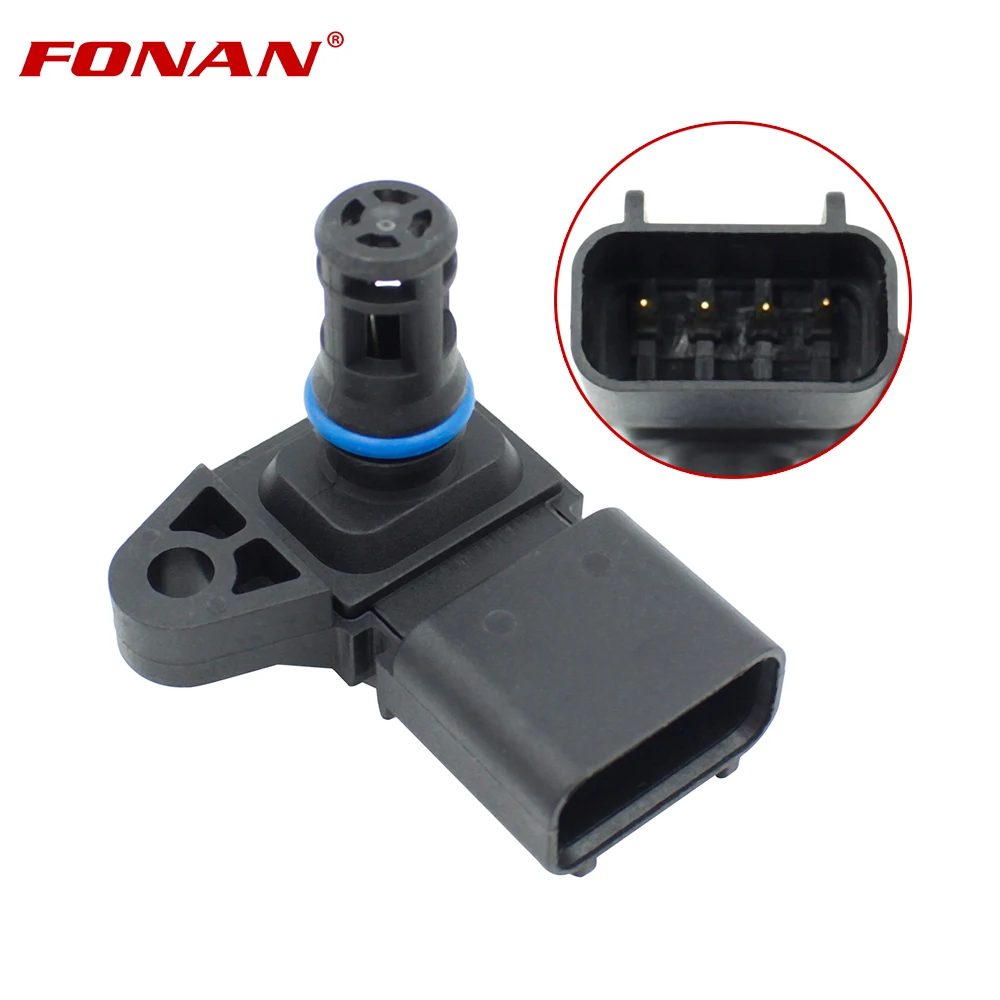 FONAN MAP Manifold Absolute Pressure Sensor For Mazda 2 1.4 16V Hatchback Petrol 2003 - 2007 2S6A9F479BA 5WK9680