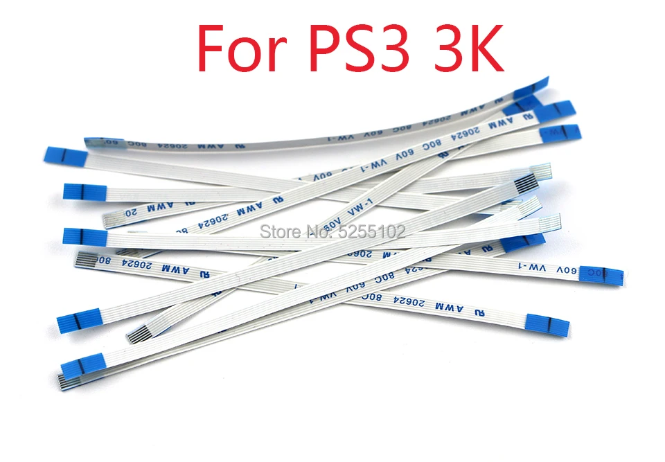 500 قطعة السلطة على إيقاف التبديل إعادة تعيين كابل الشريط 6pin 10pin 4K 4000 ل ps3 سليم 2000 2500 3000 2K 3K 2.5K كابل الشريط الطاقة