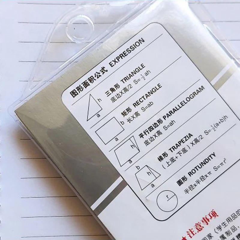 4 pcs/set Aluminum Alloy Rulers Multifunction School Office Drawing Measurement Geometry Triangle Protractor Ruler Stationery