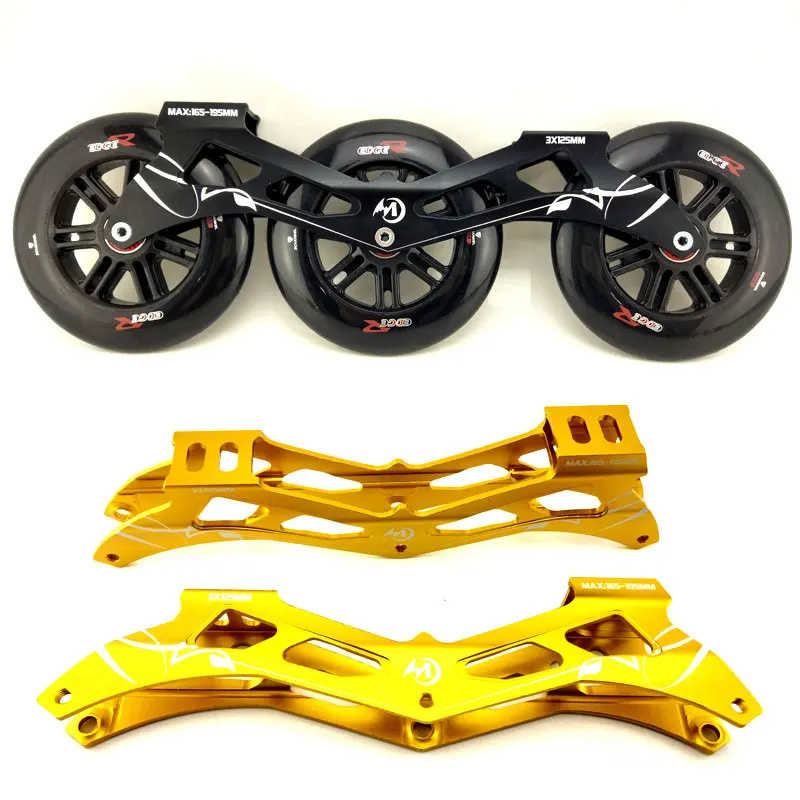 مضمنة سرعة الزلاجات الإطار عجلة تحمل مزيج ل 3X125mm قاعدة التزلج 125 مللي متر 85A ماراثون سباق Rodas 165 مللي متر 195 مللي متر جبل