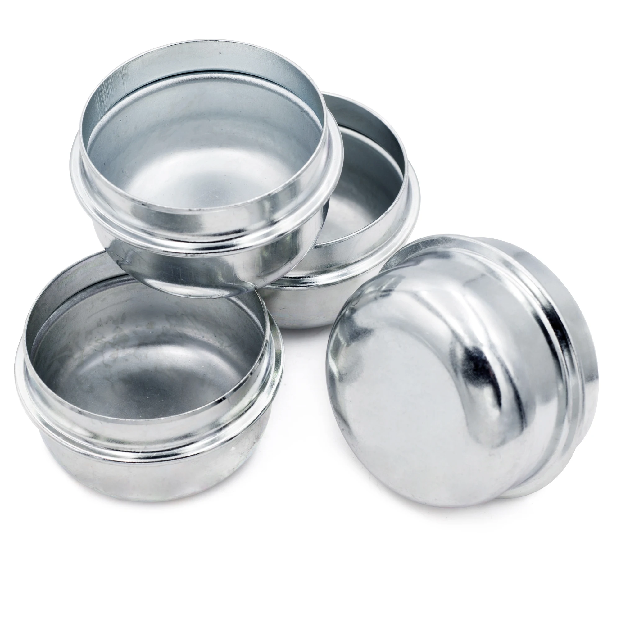 4pcs 50mm Wheel Center Hubcap For Modification Dust Hub Cover Universal Rim Caps Auto Accessories Chrome ABS Plastic