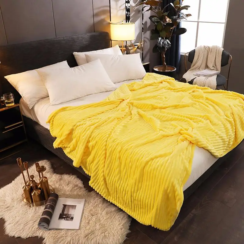 35 Blanket Super Warm Bedding Outlet Throw Blankets Home Sofa Chair Plane Travel Soft Plush Solid Color Bedspread