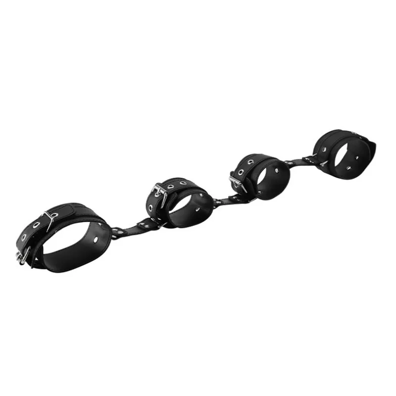 

BDSM Leather Handcuff For Women Lesbian Sex Products Roleplay Slave Adjustable Bondage Sexy Restraint Set for Couples