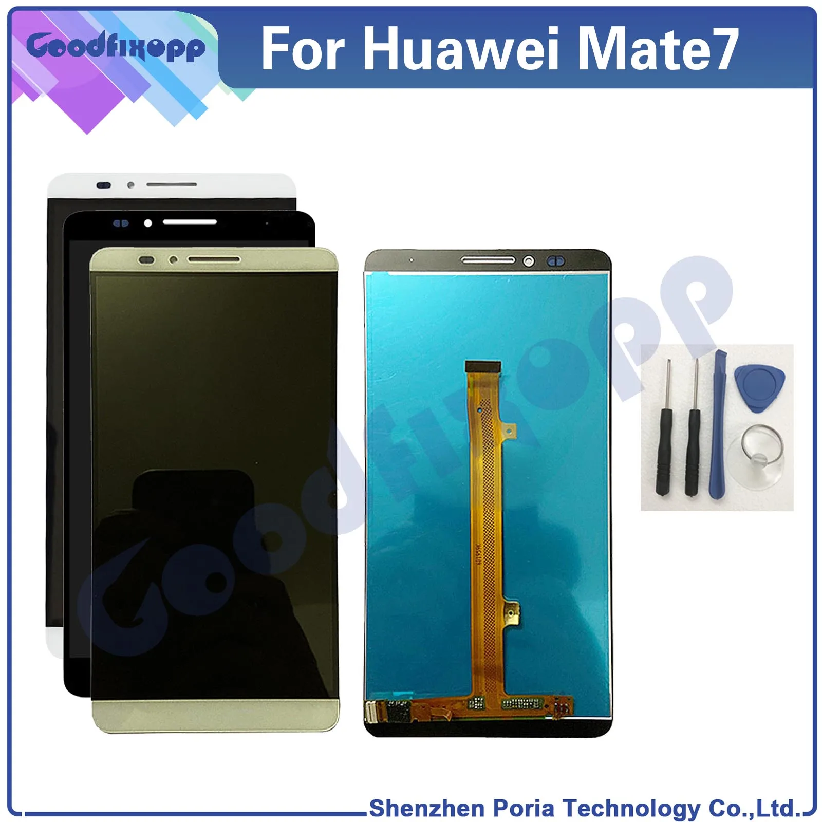 

For Huawei Ascend Mate 7 LCD Display Sensor Touch Screen Digitizer Assembly LCD Touch Screen For Huawei Mate7 MT7-TL00 L09 TL10