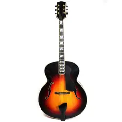 New Brand 18' AAA Hand Carved Archtop Jazz Guitar In Sunburst