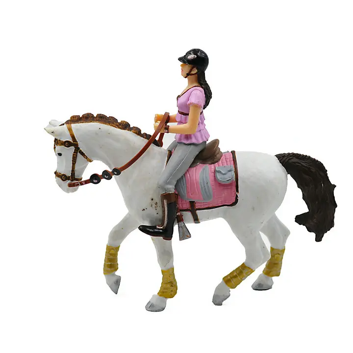 

PVC figure model toy dancing horse and rider