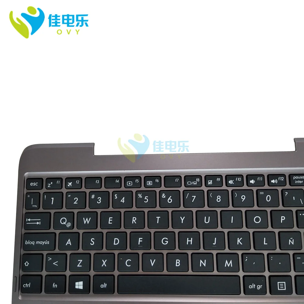 Computer Latin Keyboard Palmrest For ASUS Transformer Book T100HA T100 LA Spanish Laptop Keyboards Top Case New 90NB0748-R31LA0