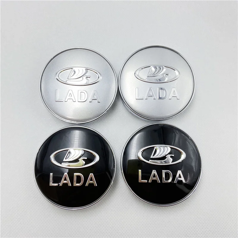 Car Styling 4PCS 60mm For LADA Car Modified Wheel Center Cap Hubcaps Auto Accessories Granta Vesta Niva Kalina Priora Parts