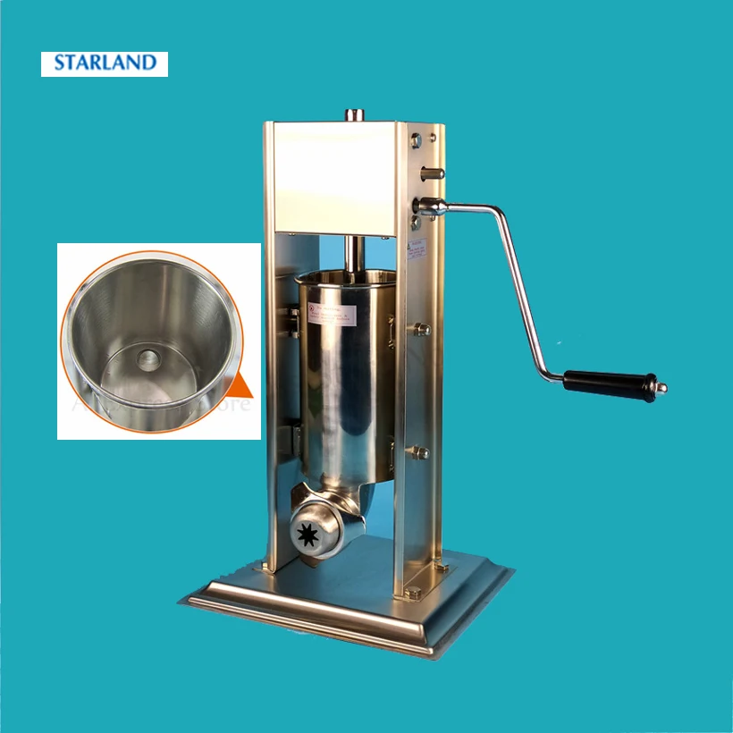Máquina de extrusión Manual de Churros de acero inoxidable, sistema de alto Torque duradero y usable, ahorro de trabajo, 5l