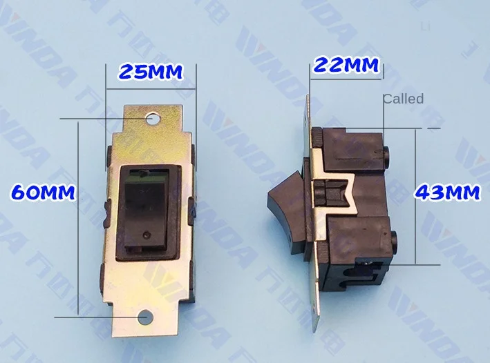 Grinder switch start switch press switch hy3-10 / 2 10A 220V single phase small panel 60mm