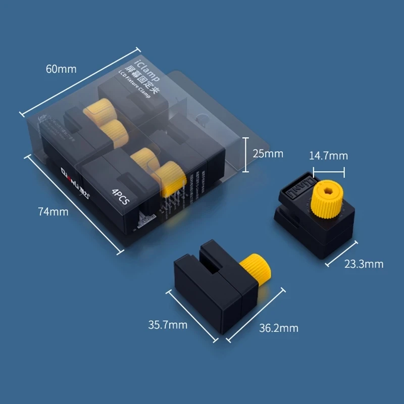 Qianli iClamp Universal LCD Screen Fixing Clip for Phone Tablet PC Adjustable Screen Rear Glass Fastening Clamp Tools