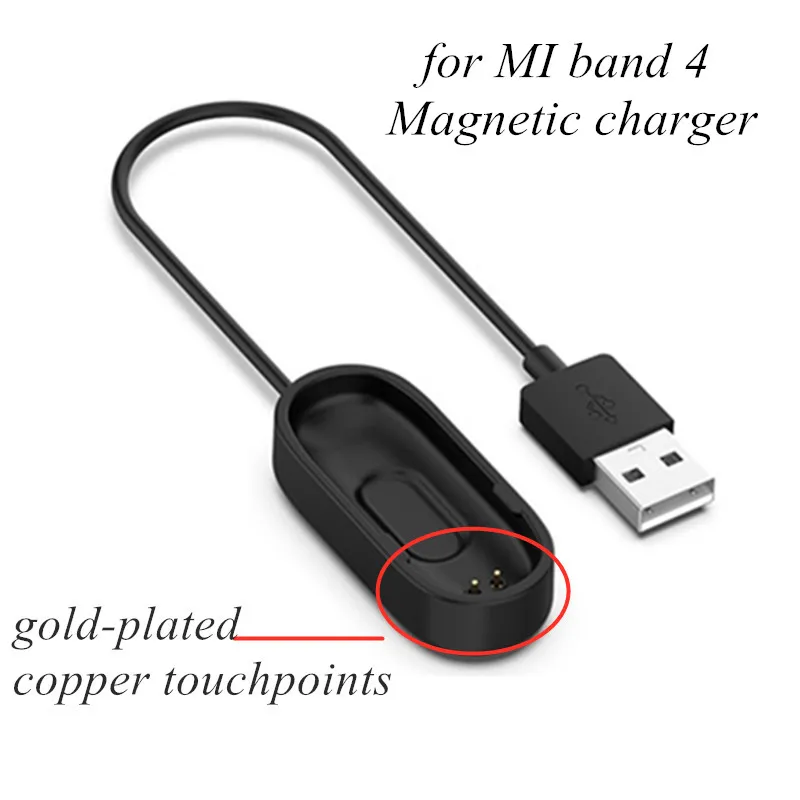 Charger usb Adapter For Xiaomi Mi Band 6 5 4 Miband 3 2 Smart Wristband Bracelet Xiomi Mi band 5 Charging Cable USB Clip Charger