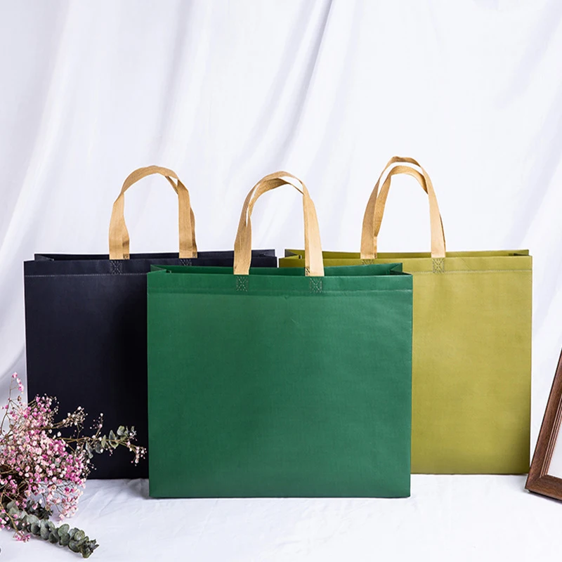 

New Design Shipping Bags Portable Large Storage Environmental Reusable Tote Organizer Shopping Bag No Zipper High Quality Hot