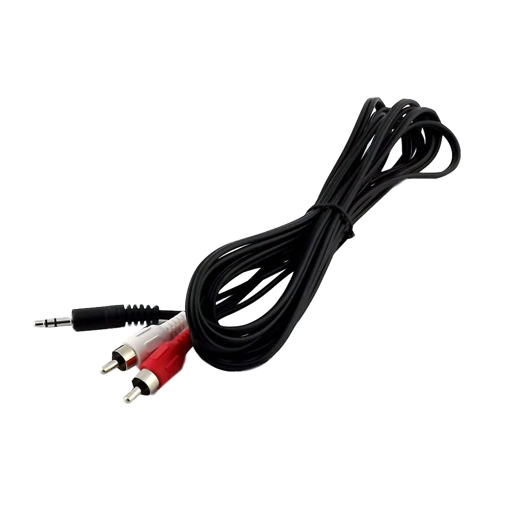 Adaptador de Audio y vídeo para auriculares, macho conector de Cable de 3,5 m/3m/5m, 1,5mm, 1 unidad