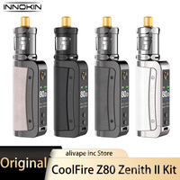 Original Innokin CoolFire Z80 Zenith II Kit 5.5ml MTL/RDL Vaping 18650 Electronic Cigarette Vaporizer 80W Box Mod Vape Kit