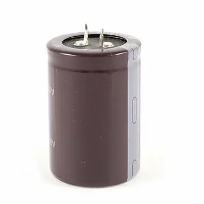250V 2200uF Condensatore Elettrolitico di Alluminio di 105C Marrone 35x52mm