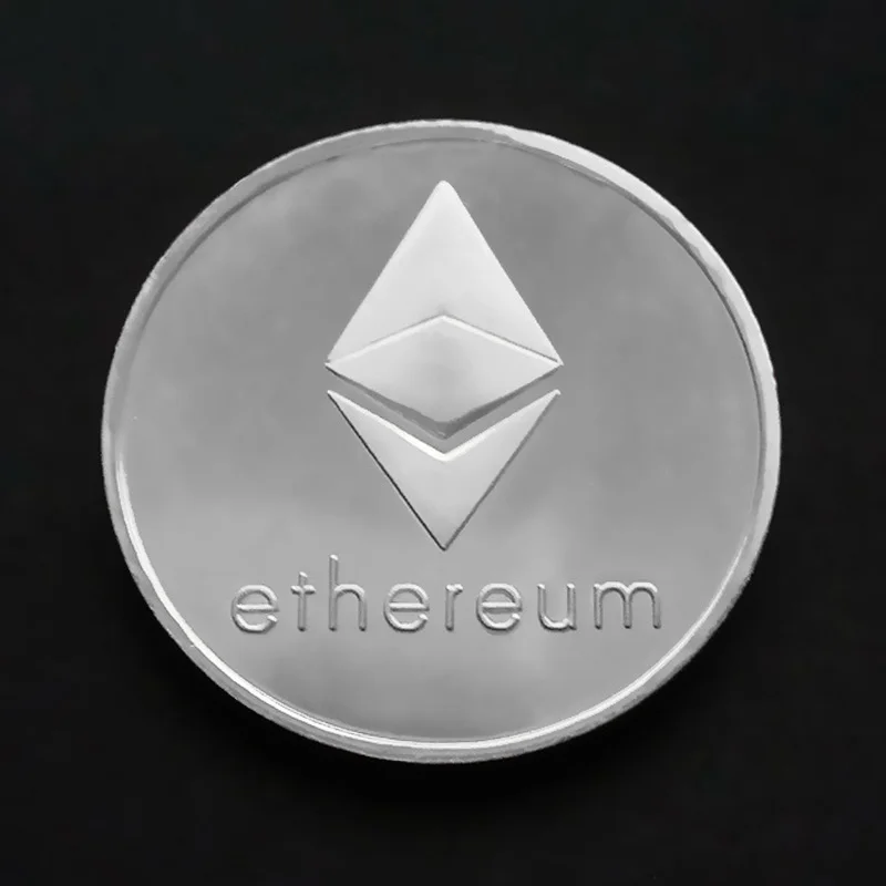 مجموعة العتيقة المقتنيات الإبداعية Ethereum غير عملة تقليد مطلي هدية تذكارية عملات معدنية تذكارية الذهب #4