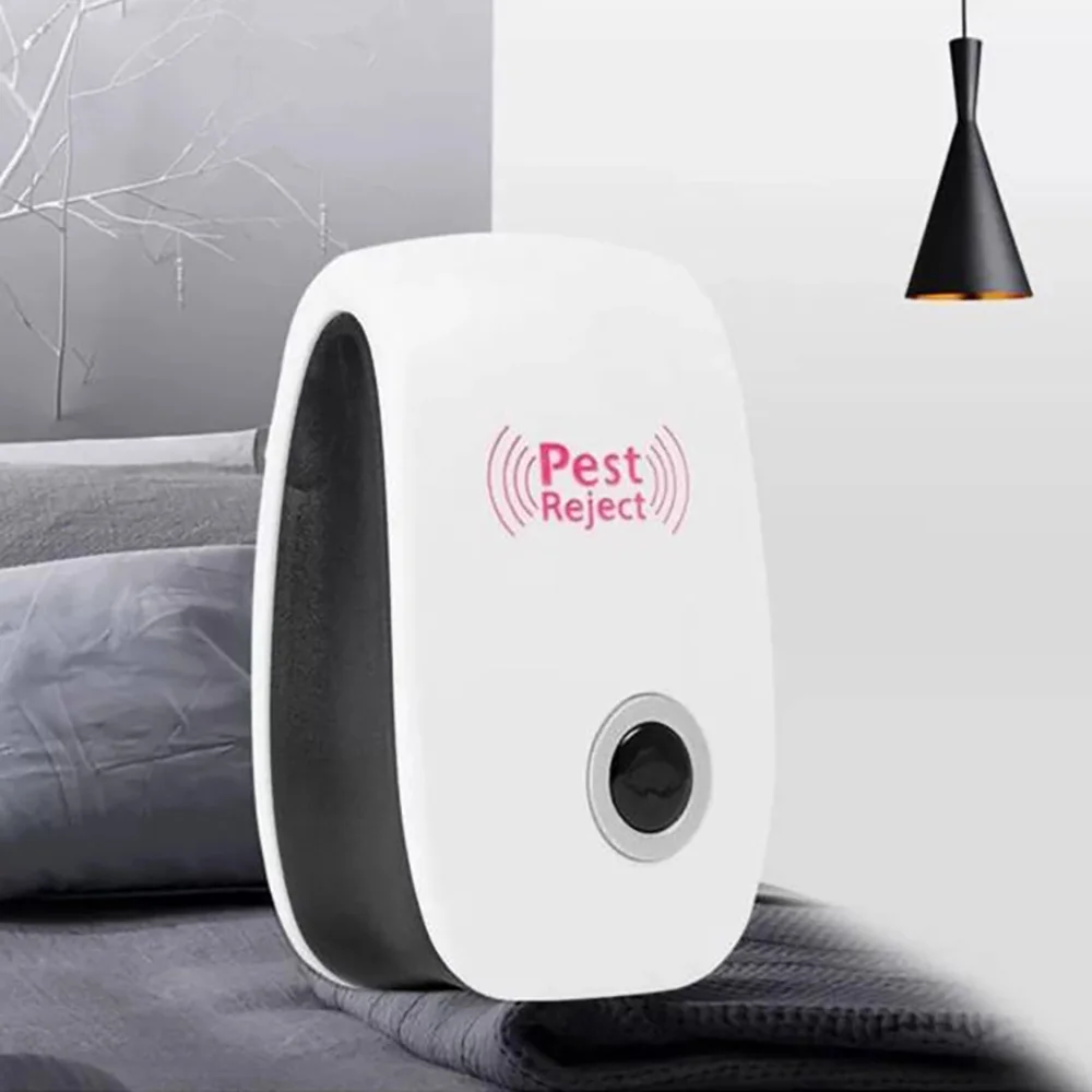 Repelente de mosquitos ultrasónico electrónico multifunción para interiores, repelente de plagas para cucarachas, mosquitos, insectos, Control de