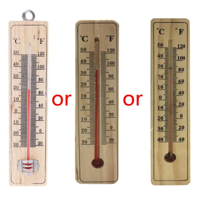 Wall Hang Thermometer Indoor Outdoor Garden House Garage Office Room Hung Logger F1CD