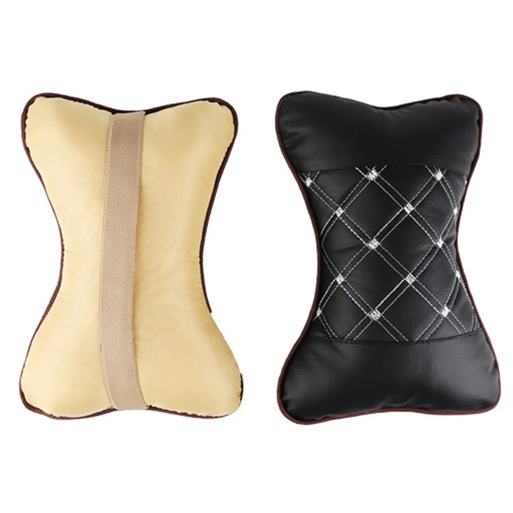 Almohada transpirable para el cuello del coche, cojín de descanso para la cabeza, soporte relajante para el cuello, reposacabezas, almohadas suaves para viajes, asiento de coche y hogar
