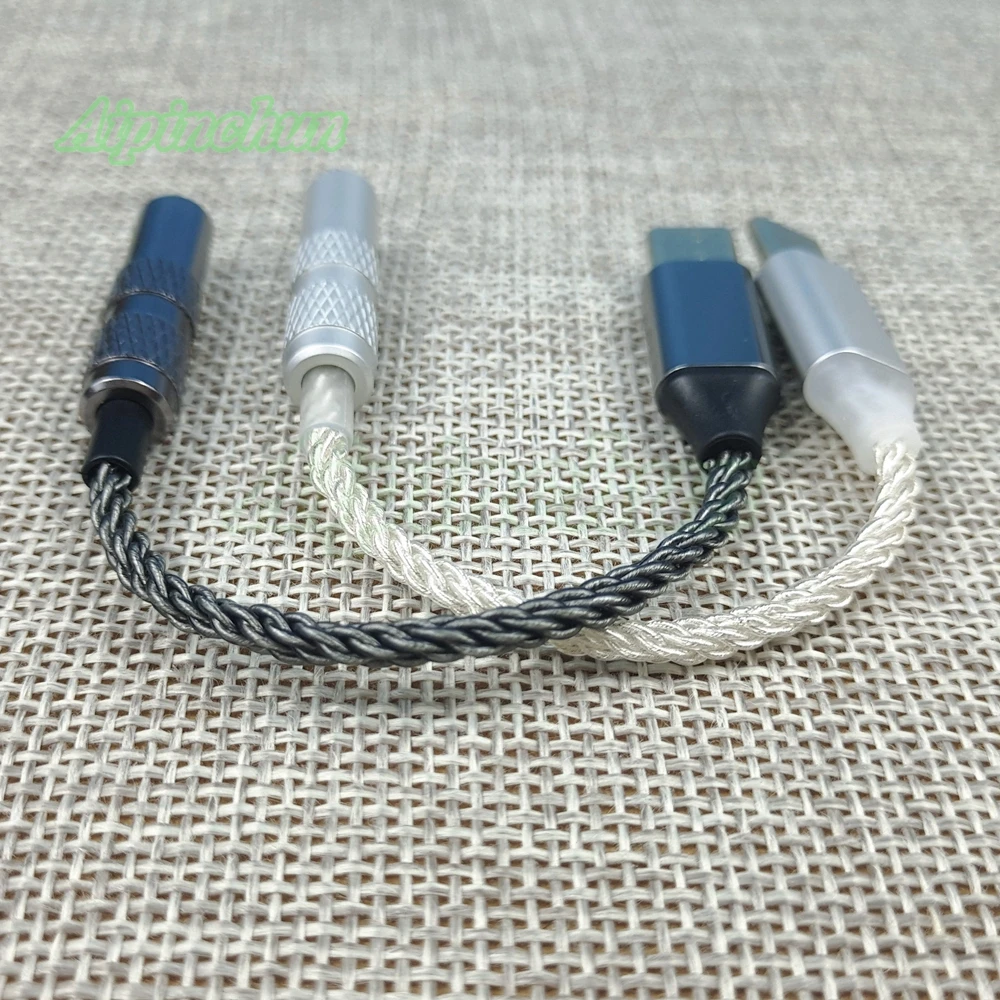 Переходник с USB Type C на 3,5 мм для наушников, посеребренный аудиокабель AUX для наушников, преобразователь для Huawei P30 pro, Xiaomi Mi 9, 8, se