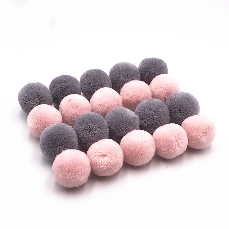 15mm/20mm/25mm/30mm/40mm/50mm Multi Size Mix Match Soft Pompones Fluffy peluche artigianato fai da te pompon Ball cucito decorare accessori