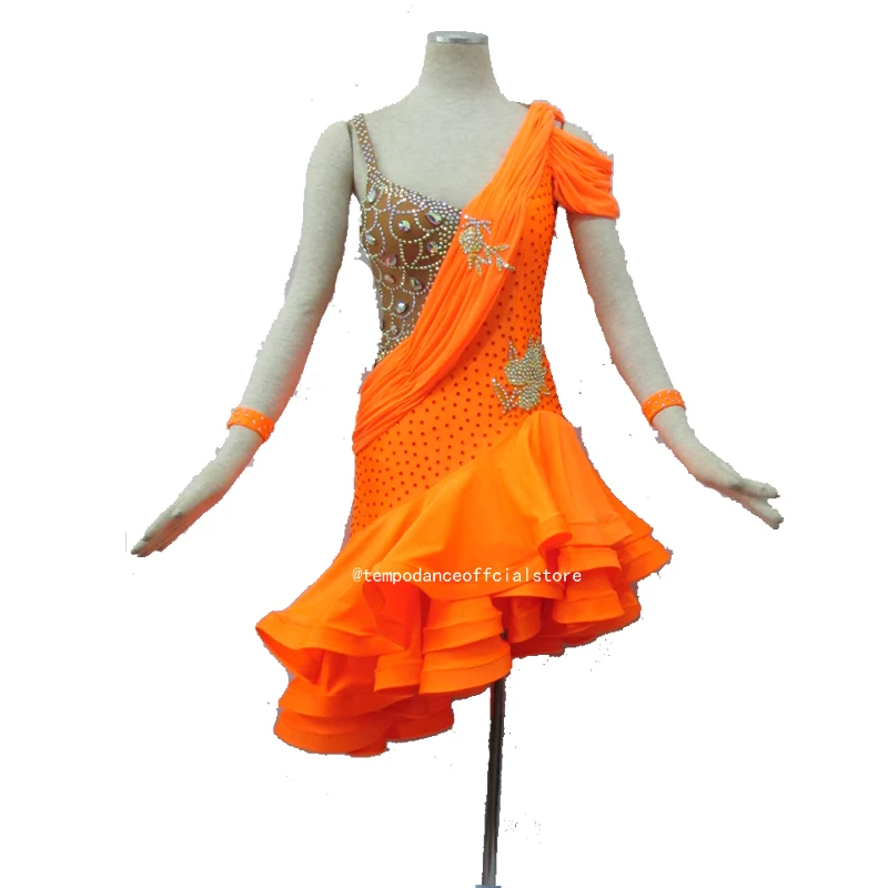 

High Quality Latin Dance Dress Of Tango Salsa Latin Dance Wear For Salsa Tango Rumba Cha Cha Dance Dress LD-1200